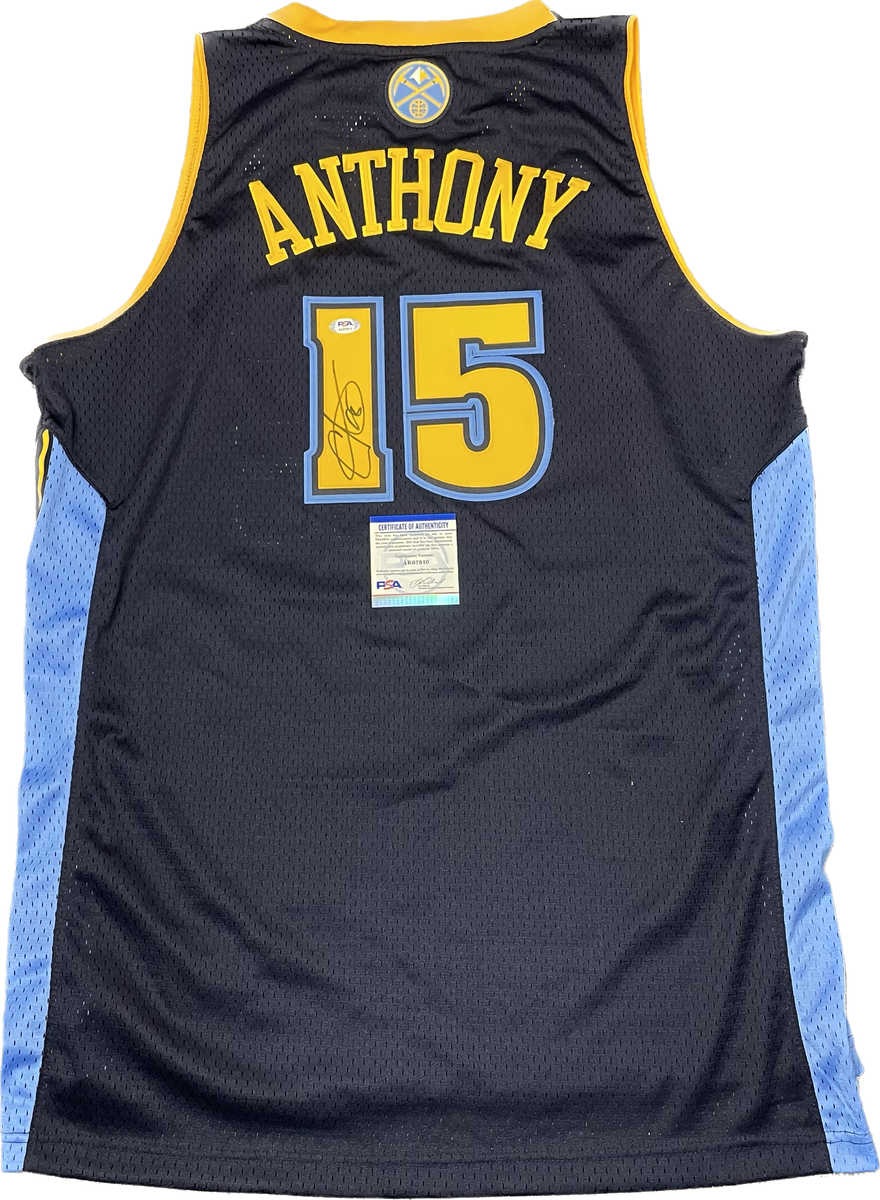 Carmelo Anthony signed jersey PSA DNA Denver Nuggets Autographed Golden State Memorabilia