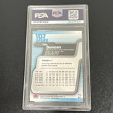 2010 Fleer Focus #1 Tim Duncan Signed Card PSA Slabbed AUTO Spurs