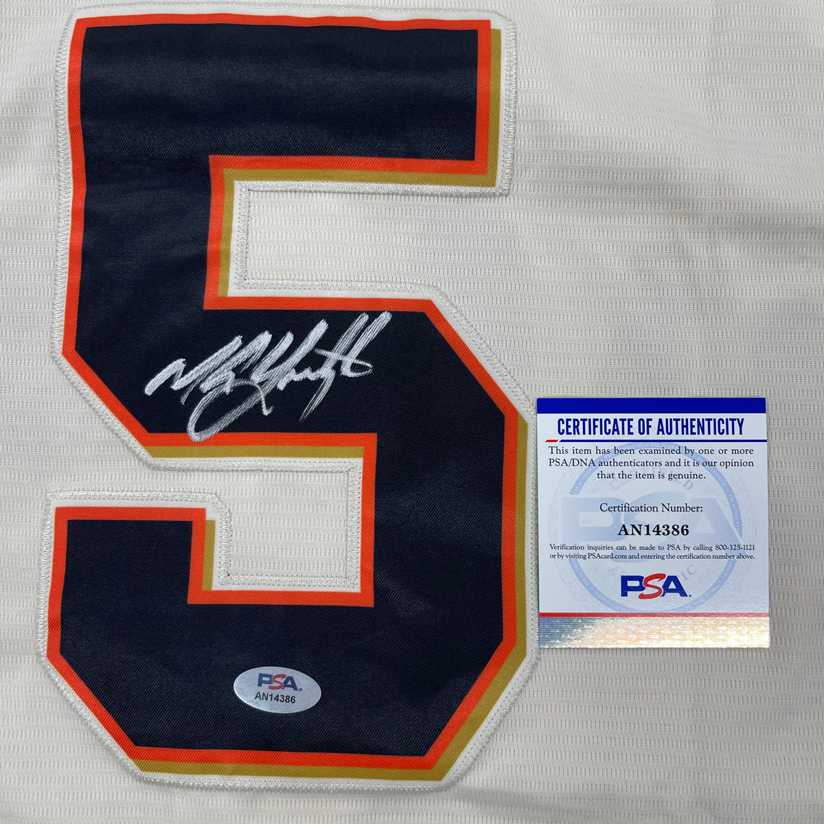 Mike Yastrzemski signed authentic replica San Francisco Giants jersey  PSA/DNA
