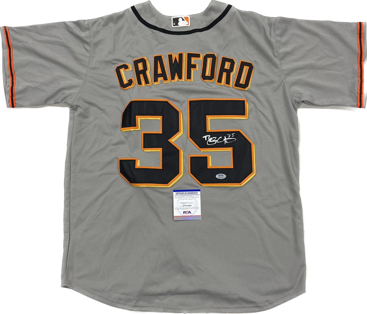 Brandon Crawford signed jersey PSA/DNA San Francisco Giants Autographe –  Golden State Memorabilia