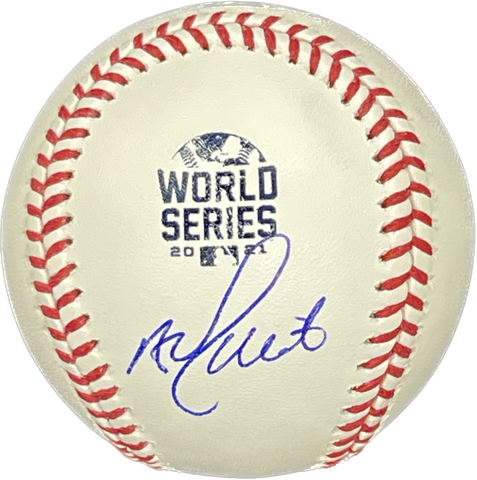 A.J Minter signed baseball PSA/DNA autographed Atlanta Braves