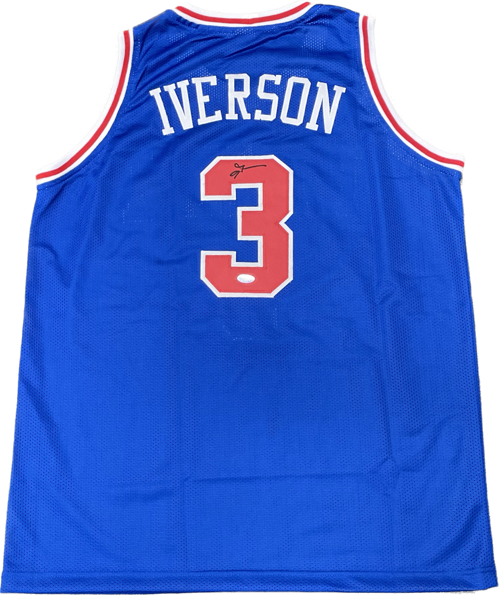 Allen Iverson signed Jersey PSA DNA Philadelphia 76ers Autographed Golden State Memorabilia