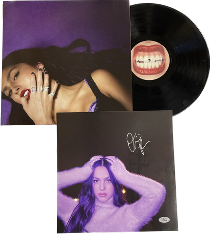 Olivia Rodrigo Signed Vinyl Insert PSA/DNA Autographed Guts