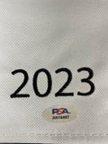 Scottie Scheffler Signed 2023 FedEx St. Jude Championship Flag PSA/DNA Autographed