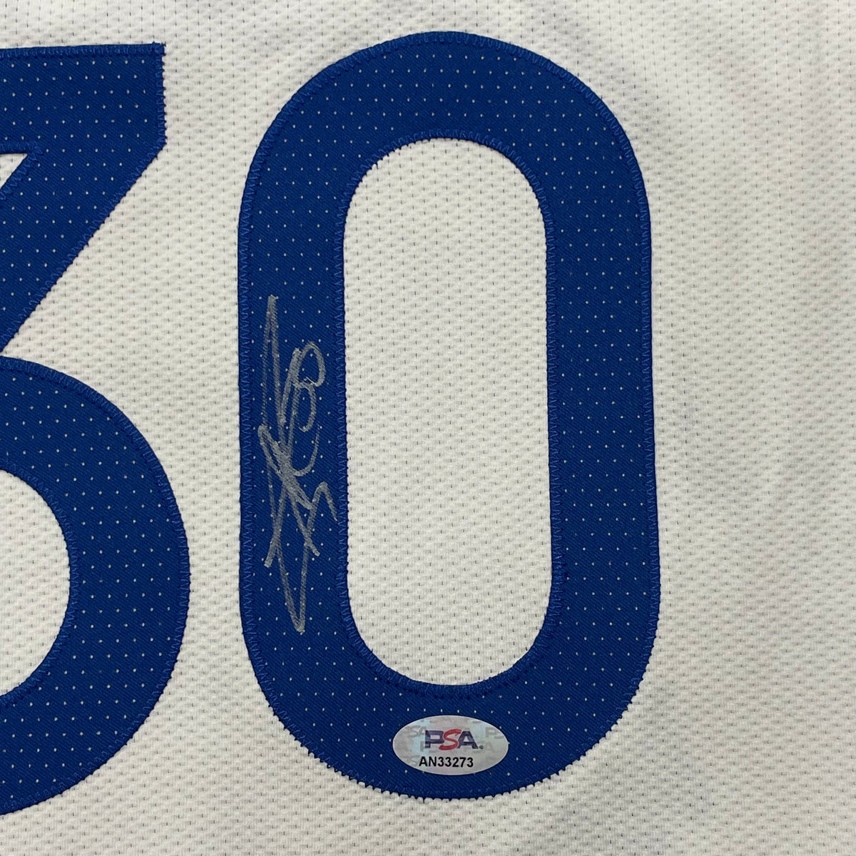 Stephen Curry signed jersey PSA/DNA Golden State Warriors