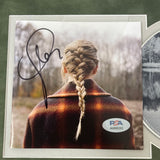 Taylor Swift Signed CD Cover Framed PSA/DNA Evermore Autographed