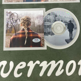 Taylor Swift Signed CD Cover Framed PSA/DNA Evermore Autographed