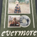 Taylor Swift Signed CD Cover Framed PSA/DNA Evermore Autographed