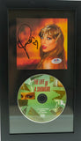 Taylor Swift Signed CD Cover Framed PSA/DNA The Life of a Showgirl