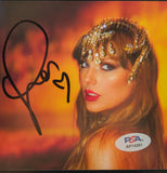 Taylor Swift Signed CD Cover Framed PSA/DNA The Life of a Showgirl