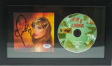 Taylor Swift Signed CD Cover Framed PSA/DNA The Life of a Showgirl