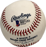 Tomas Nido signed baseball BAS Beckett Mets Autographed Futures Game 2017