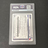 2021 Bowman Chrome #BCP27 Alek Manoah signed card PSA Auto 10 Blue Jays