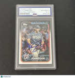 2024 Topps Series 1 #153 Kyle Finnegan signed card PSA