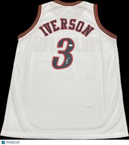 Allen Iverson Signed Jersey JSA Philadelphia 76ers Autographed