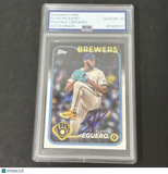 2024 Topps Update Series #US17 Elvis Peguero signed card PSA Auto 10