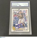 2021 Bowman Baseball #68 Luis Campusano Rookie signed card PSA