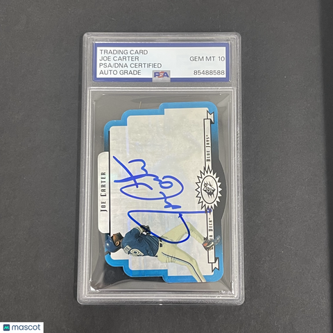 1986 Upper Deck Spx #59 Joe Carter signed card PSA 10