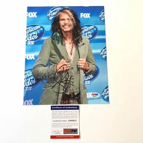 Steven Tyler signed 8x10 photo PSA/DNA Autographed