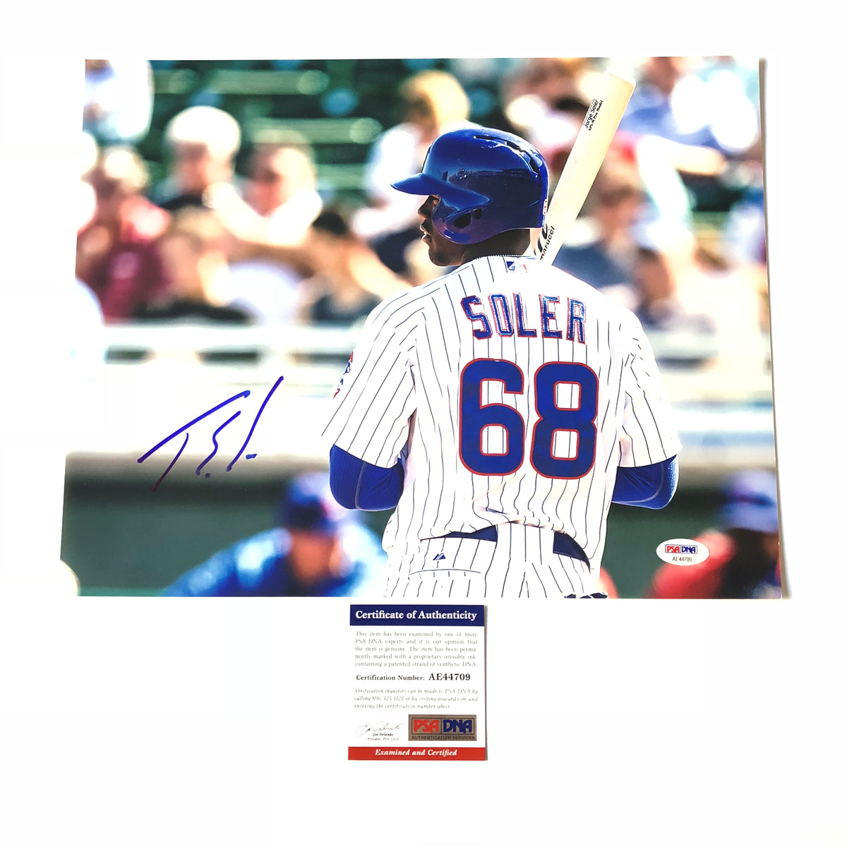 Jorge Soler Signed Cubs Jersey (PSA COA)