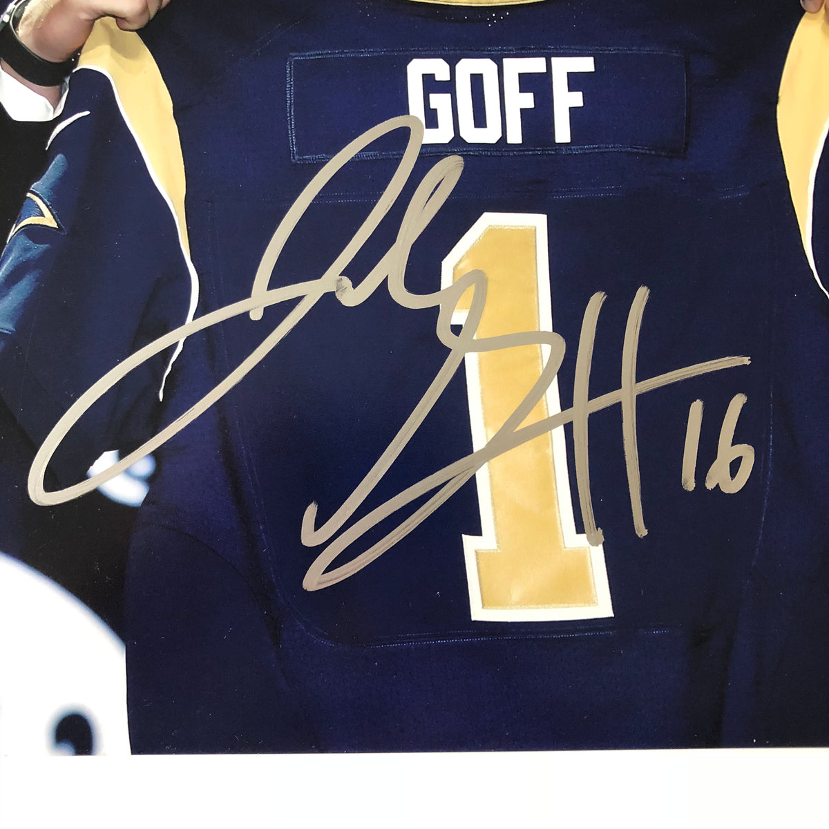 Jared Goff Signed Jersey (PSA)