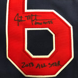 Justin Masterson signed jersey PSA/DNA Cleveland Autographed