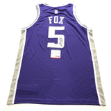 De'Aaron Fox Signed Jersey PSA/DNA Sacramento Kings Autographed