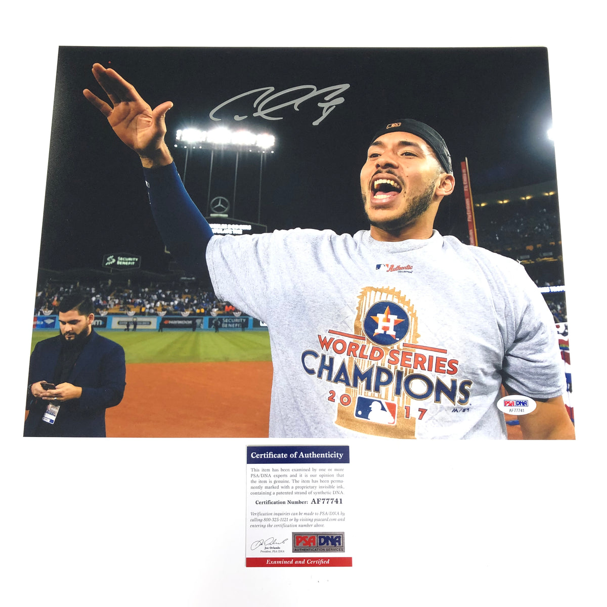 Carlos Correa Signed Houston Astros Baseball Jersey autograph JSA