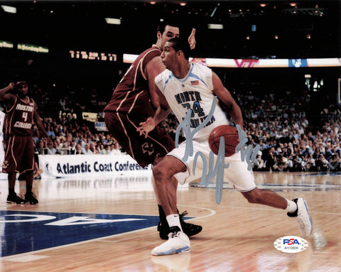 Brandan Wright signed 8x10 photo PSA/DNA Tar Heels Autographed