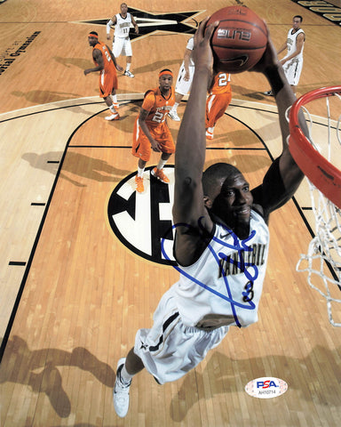 Festus Ezeli signed 8x10 photo PSA/DNA Vanderbilt Autographed GSW