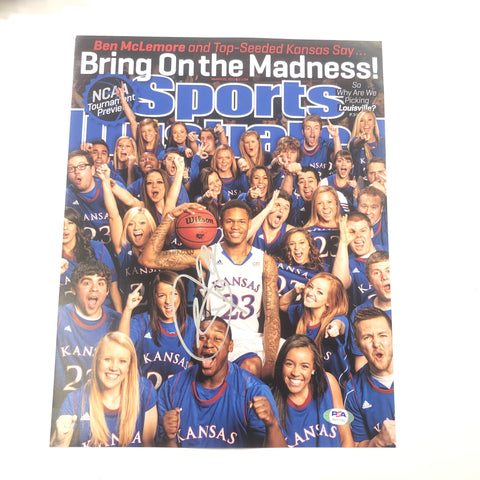 Ben McLemore signed 11x14 photo PSA/DNA Houston Rockets Autographed Kansas Jayhawks