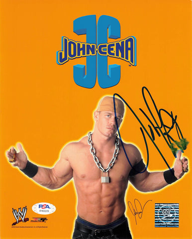 John Cena signed 8x10 photo PSA/DNA COA WWE Autographed Wrestling
