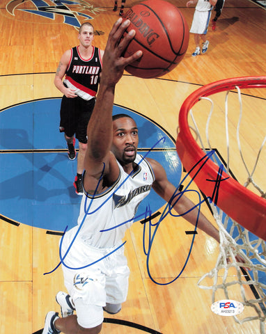 Gilbert Arenas signed 8x10 photo PSA/DNA Washington Wizards Autographed