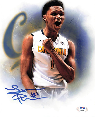 Ivan Rabb signed 8x10 photo PSA/DNA California Golden Bears Autographed