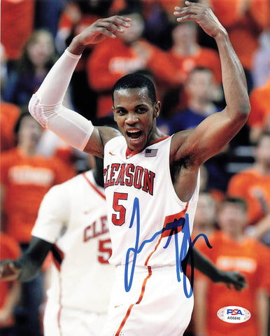 Jaron Blossomgame signed 8x10 photo PSA/DNA Clemson Tigers Autographed