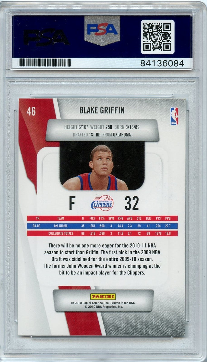 Blake Griffin Panini Memorabilia Autographed Jersey Los Angeles Clippers  ROY '11