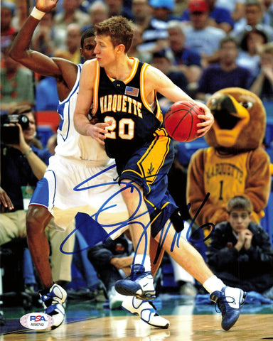 Steve Novak signed 8x10 photo PSA/DNA Marquette Golden Eagles Autographed