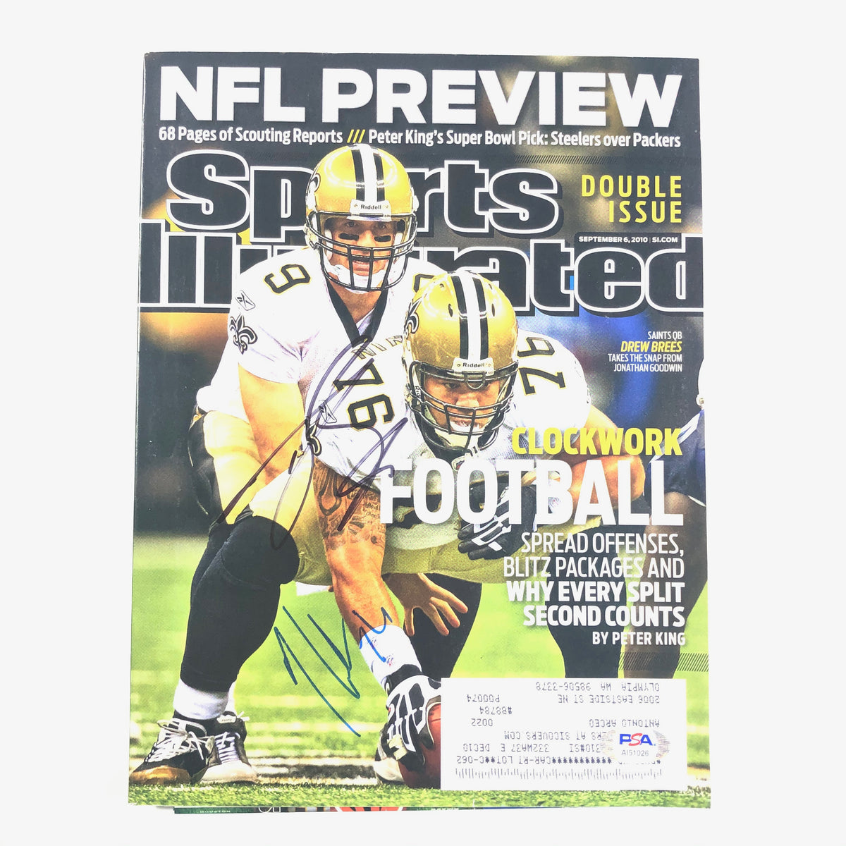 Drew Brees Autographed Signed Sports Illustrated Magazi