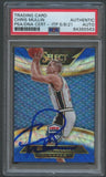 2014-15 Panini Select Blue Prizm #205 Chris Mullin Signed Card AUTO PSA Slabbed USA