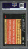 2007-08 Topps Basketball #45 Al Jefferson Signed Card AUTO PSA Slabbed Celtics