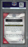 2015 Topps Finest #12 Michael Taylor Signed Rookie Card PSA Slabbed Auto RC Nationals