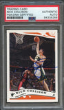 2005-06 Topps #165 Nick Collison Signed Card AUTO PSA Slabbed Sonics