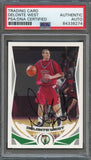 2004-05 Topps #244 Delonte West Signed Card AUTO PSA Slabbed RC Celtics