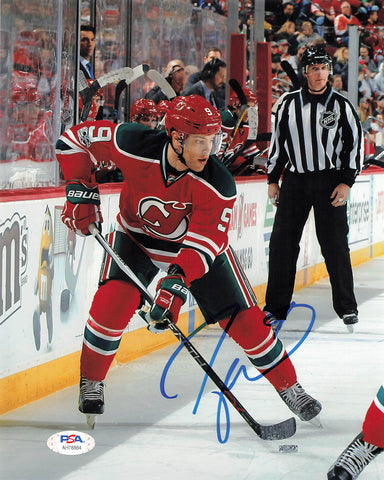 Taylor Hall signed 8x10 photo PSA/DNA New Jersey Devils Autographed