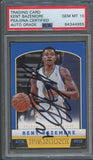 2012-13 Panini #256 KENT BAZEMORE Signed Card AUTO 10 PSA Slabbed Warriors