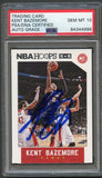 2015-16 NBA Hoops #72 Kent Bazemore Signed Card AUTO 10 PSA Slabbed Hawks