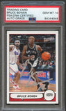 2004-05 Topps Bazooka #114 Bruce Bowen Signed Card AUTO PSA Slabbed Spurs