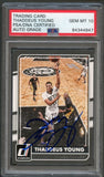 2015-16 Donruss #88 Thaddeus Young Signed Card AUTO 10 PSA Slabbed Nets
