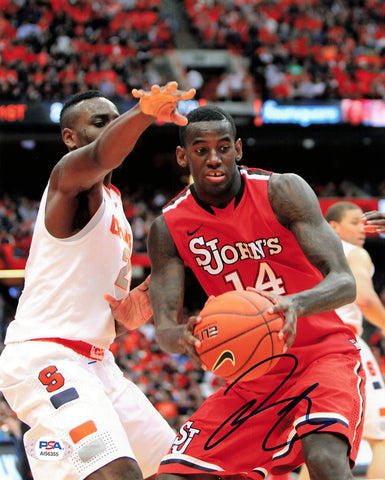 JAKARR SAMPSON signed 8x10 photo PSA/DNA St. Johns Basketball Autographed