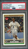 2006-07 Topps #251 Rajon Rondo Signed Card AUTO PSA/DNA Slabbed RC Celtics